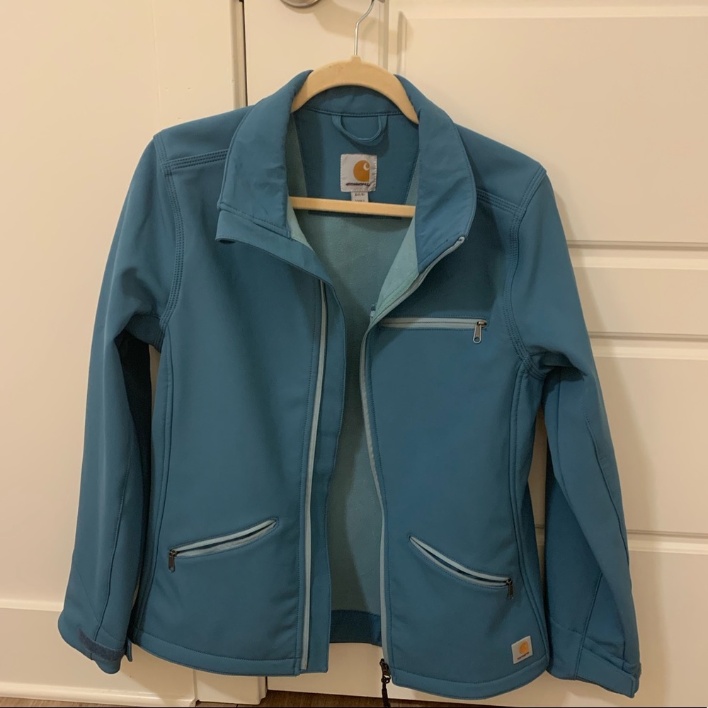 Teal Carhartt Jacket.